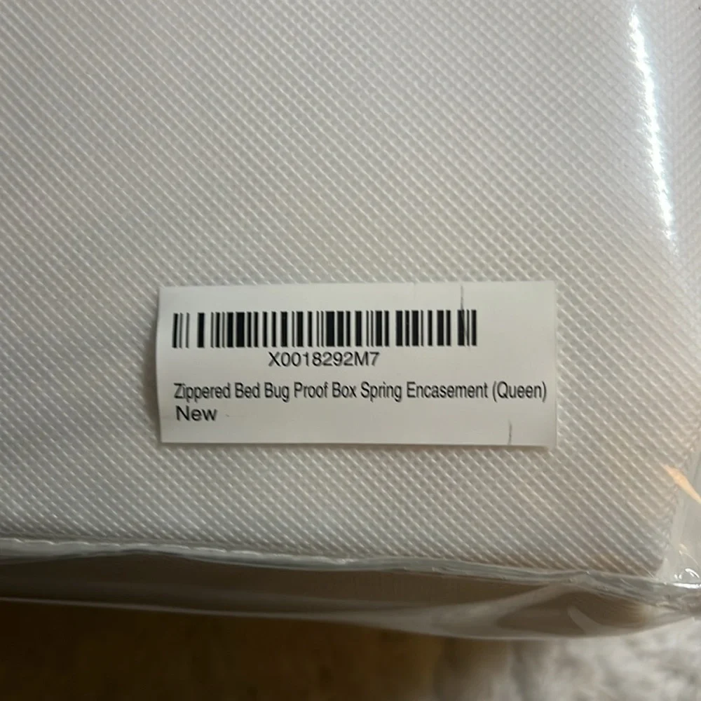 Water resistant box spring encasement.